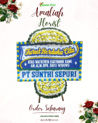 Papan Bunga Duka di Siantan