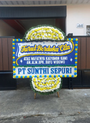 Papan Bunga Duka di Siantan
